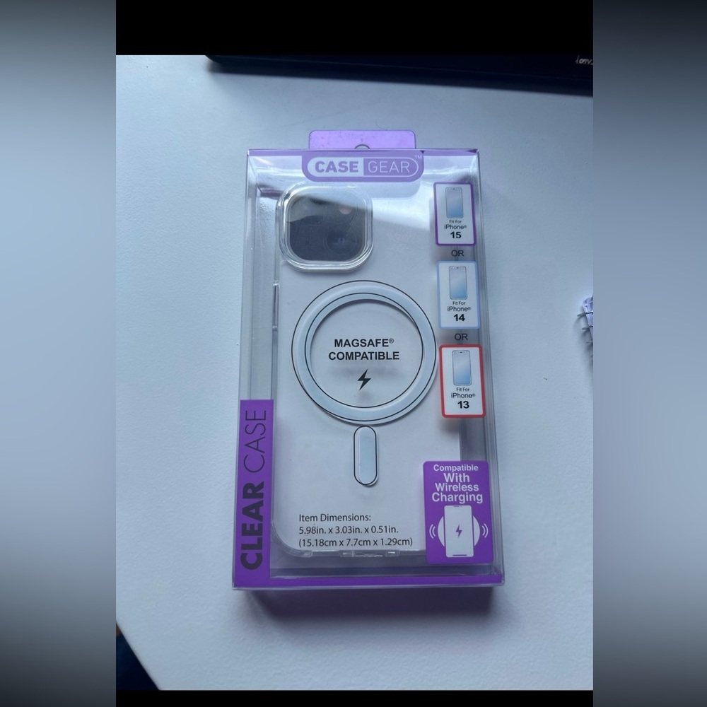 Clear MagSafe Compatible Phone Case